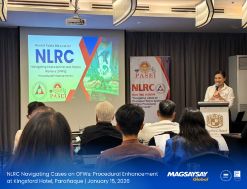 Magsaysay Global Reaffirms Commitment to Ethical Recruitment at PASEI–NLRC RTD